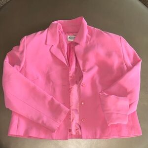 Pendleton Bright Pink Tailored Blazer Jacket